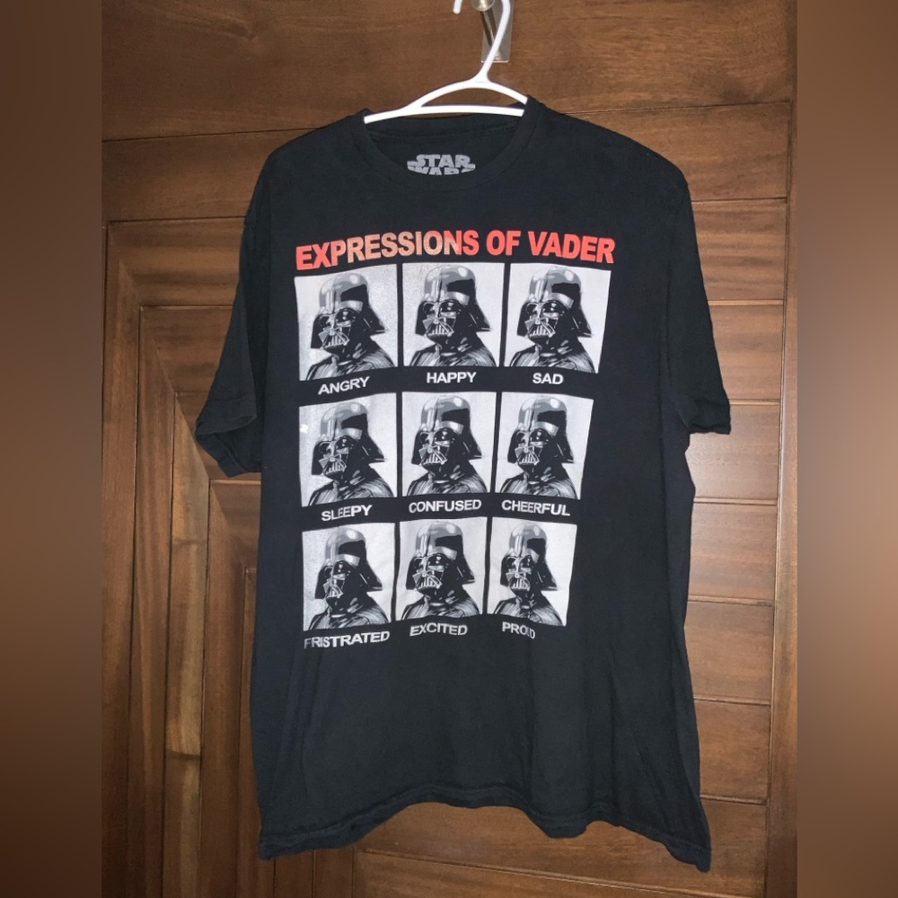 STAR WARS Darth Vader T-Shirt, Sz L, GUC
